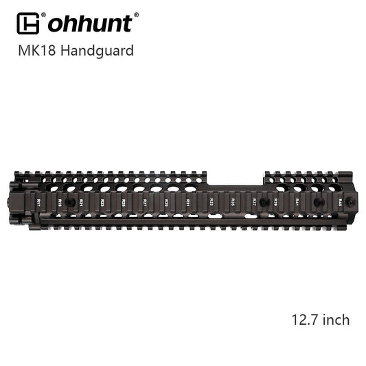 Coyote Tan M4A1 Handguard with FSP Cutout Free Float Quad Rail for AR-15 Deep FDE - 12.7 inch