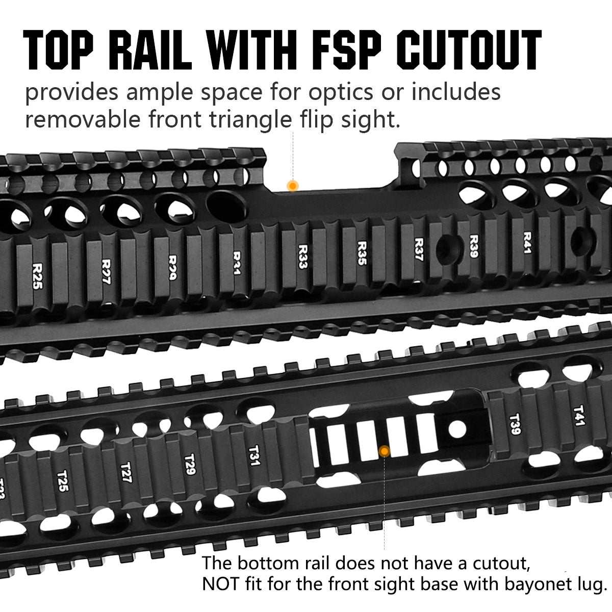 MK18 handguard with FSP cutout