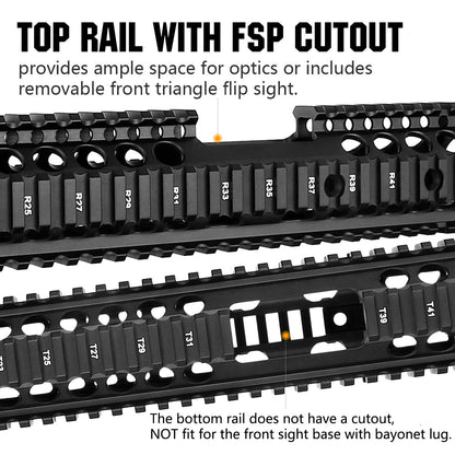 MK18 handguard with FSP cutout