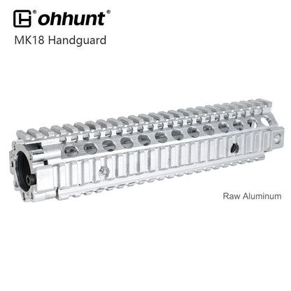 MK18 handguard raw aluminum