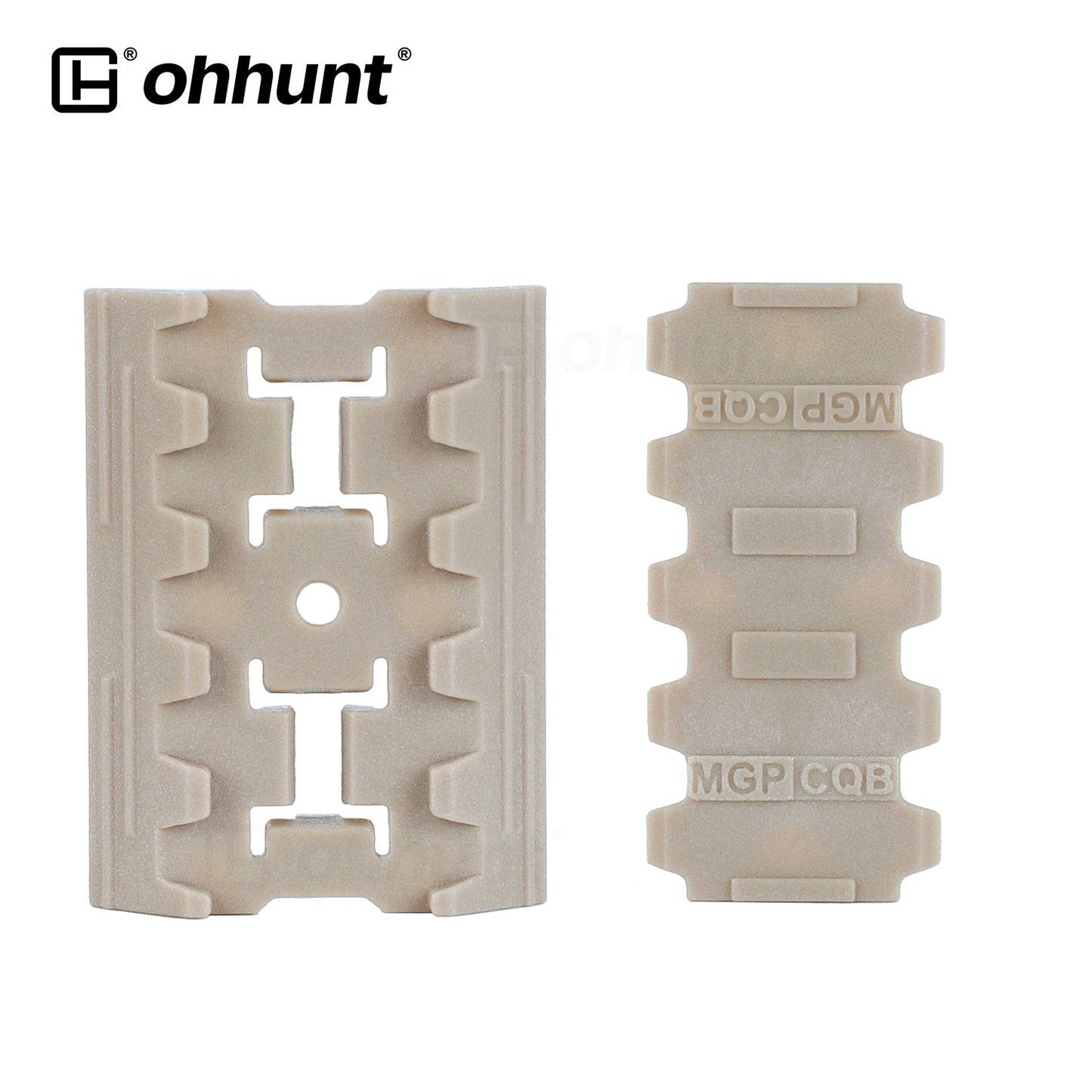 ohhunt® Armour M-LOK Rail Covers Set Polymer Handguard Panel - Tan, Pack of 12