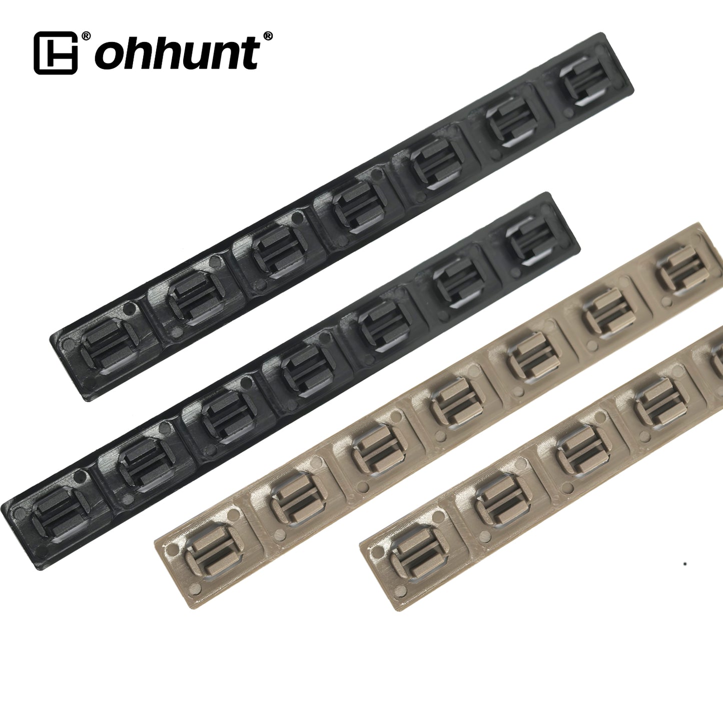 M-LOK Rail Covers Kit Non-Slip Handguard Cover Panel - - FDE, 5.5 inch, 5 PCS