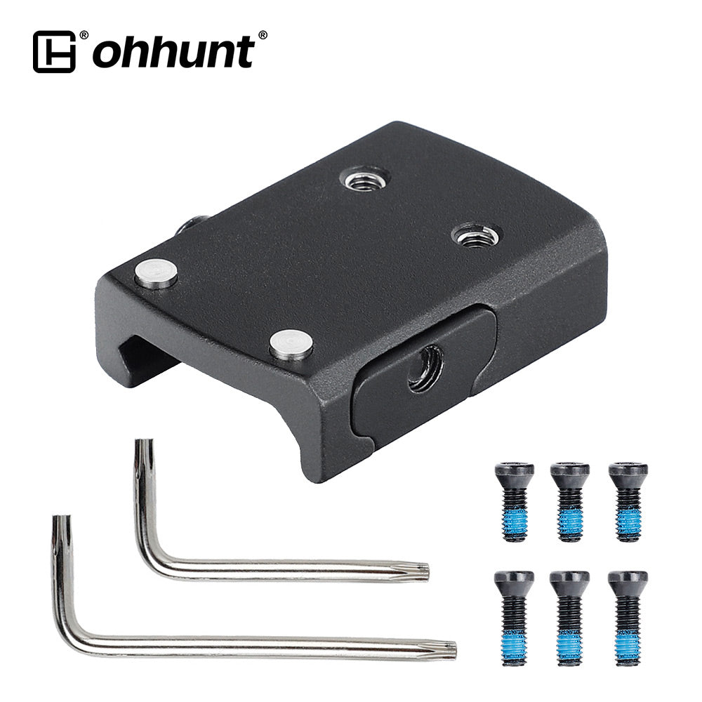 Red Dot universele adapter voor pistolen, richtplaatbasis achter met sleutels en schroeven Red Dot universele adapter voor pistolen, richtplaatbasis achter met sleutels en schroeven