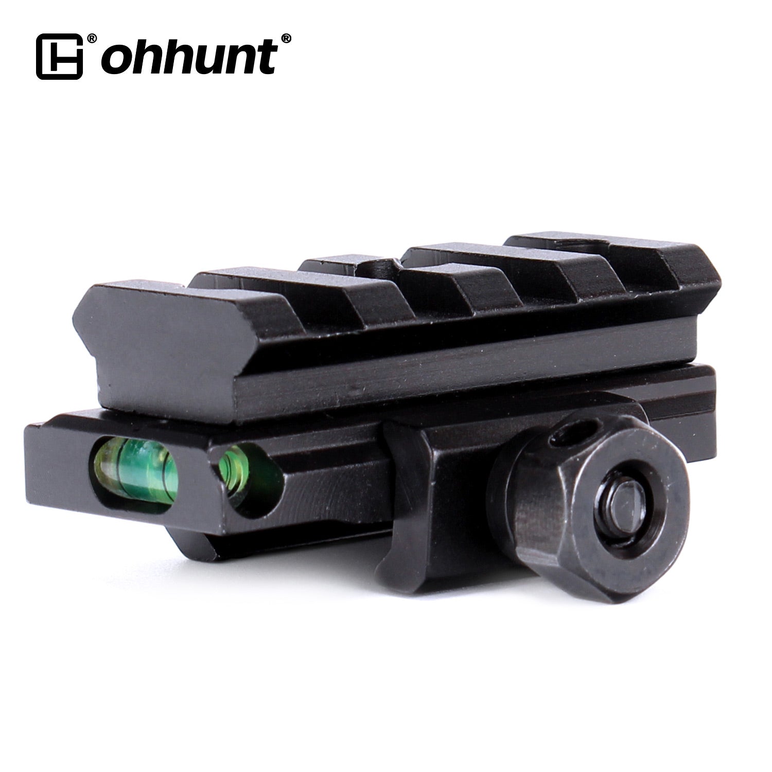 ohhunt Compact Picatinny Rail Riser Mount for Red Dot Scope with Bubbl
