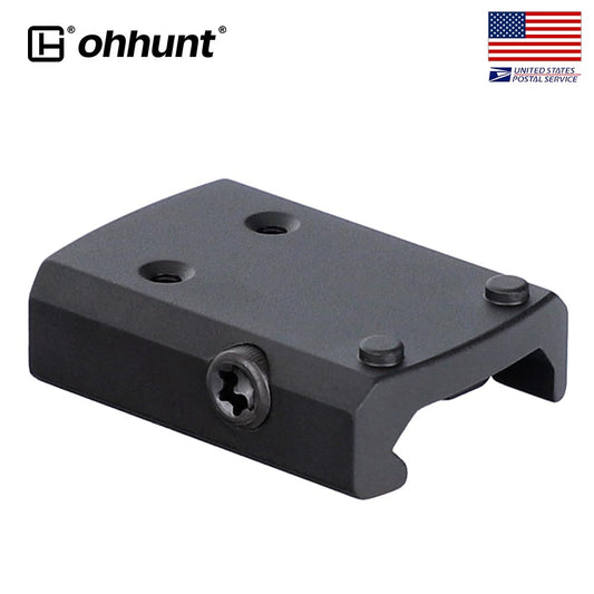 ohhunt® Picatinny Red Dot Adapterplatte RMSC Footprint für Crimson Trace CTS-1550