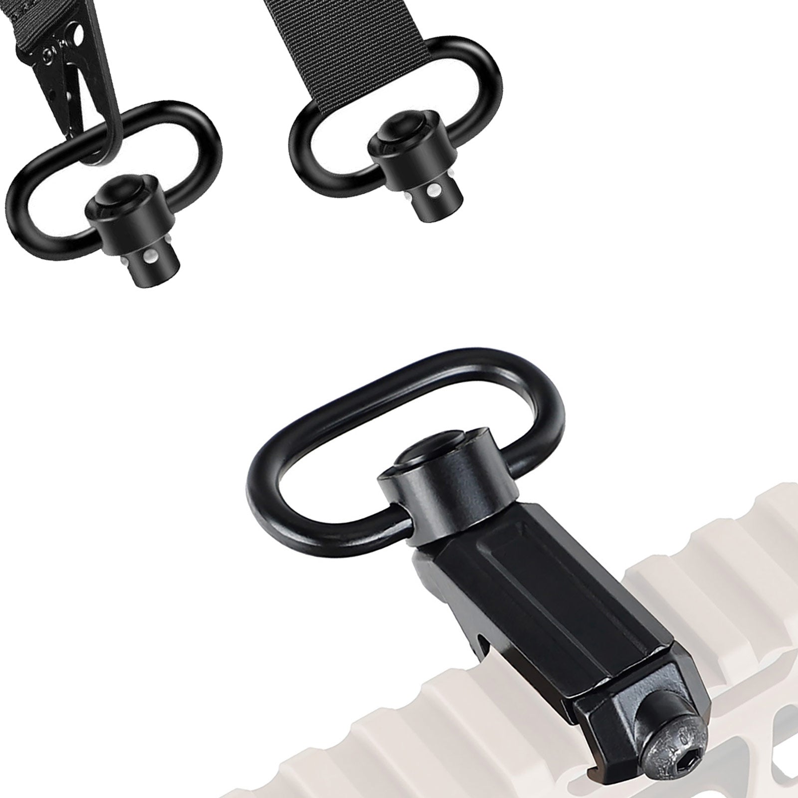 ohhunt® Picatinny Sling Mount with Quick Detach Sling Swivel Attachmen, image size:1600x1600