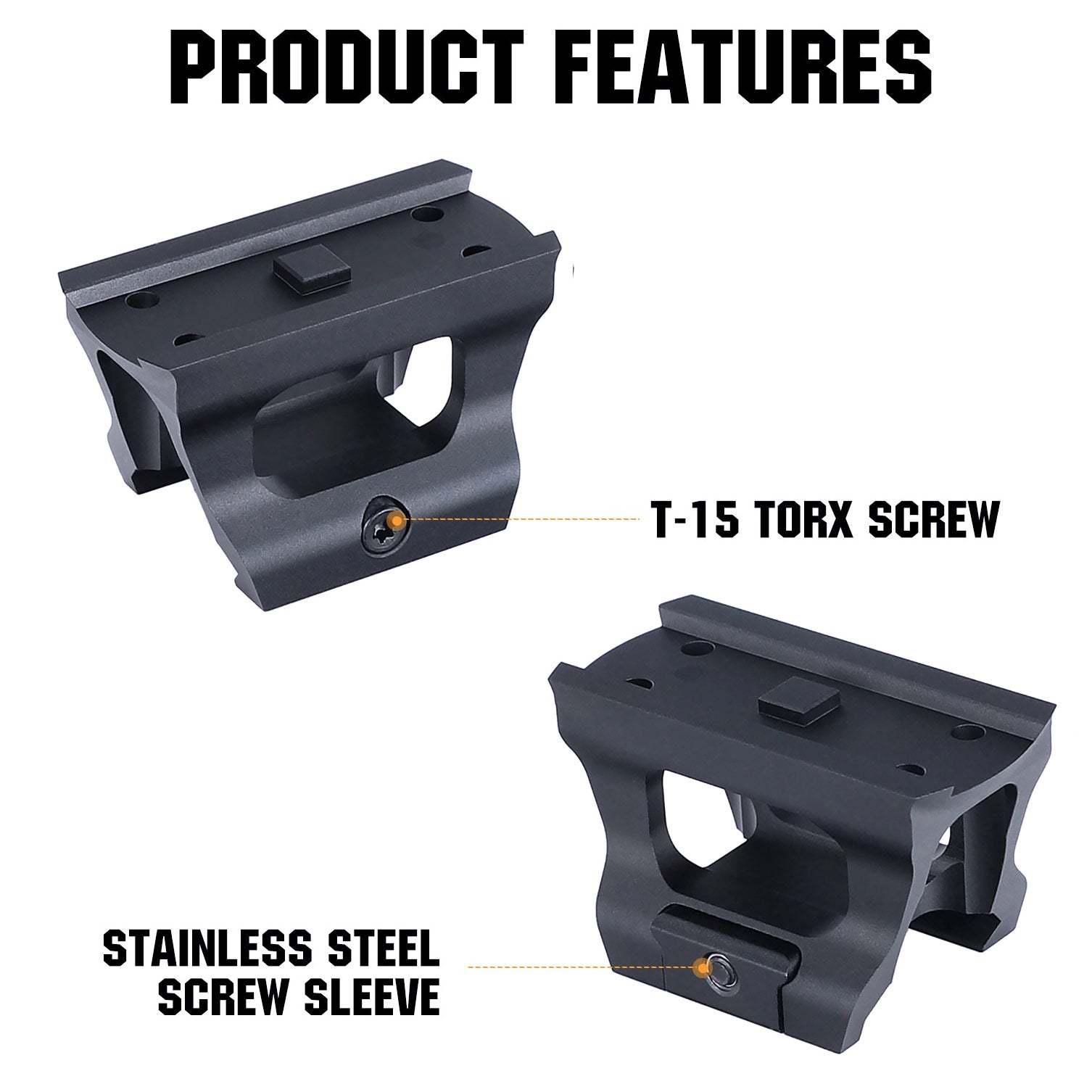 Tek / Docter Red Dot Lower 1/3 Co-witness Cantilever Weaver Montage Alu Tek / Docter Red Dot Lower 1/3 Co-witness Cantilever Weaver Montage Alu