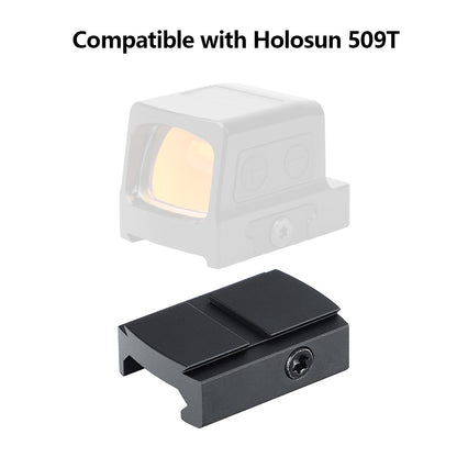 ohhunt® Picatinny Mount Plate Optic Adapter Mount Compatible with Holosun 509T