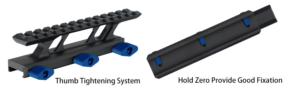 ohhunt カンチレバー ライザー マウント 1.1 インチ レール ライザー