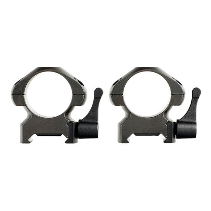 ohhunt® Steel Quick Release 1 inch Picatinny Scope Rings Mount Low Profile 2PCs
