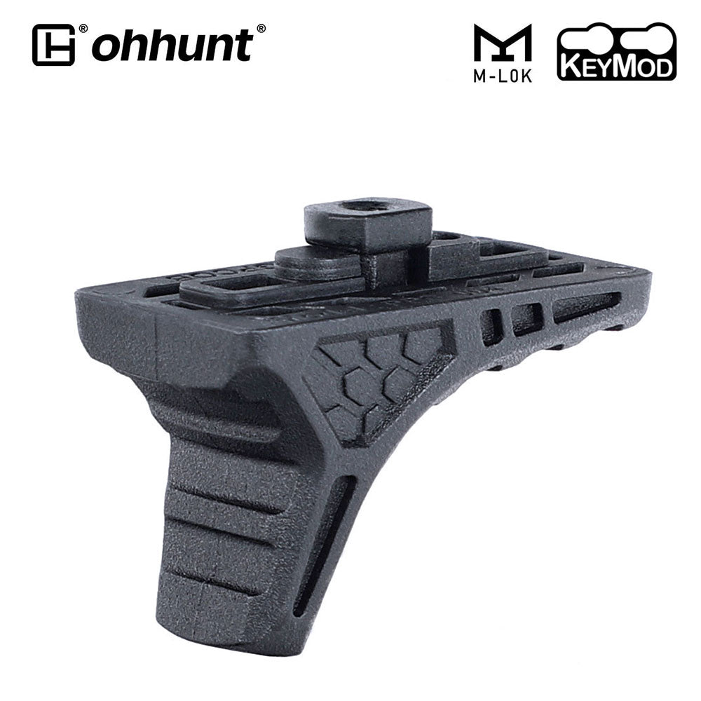 Polymer Mini Handstop for M-Lok & Keymod Python Pattern - 1.58“ – ohhunt