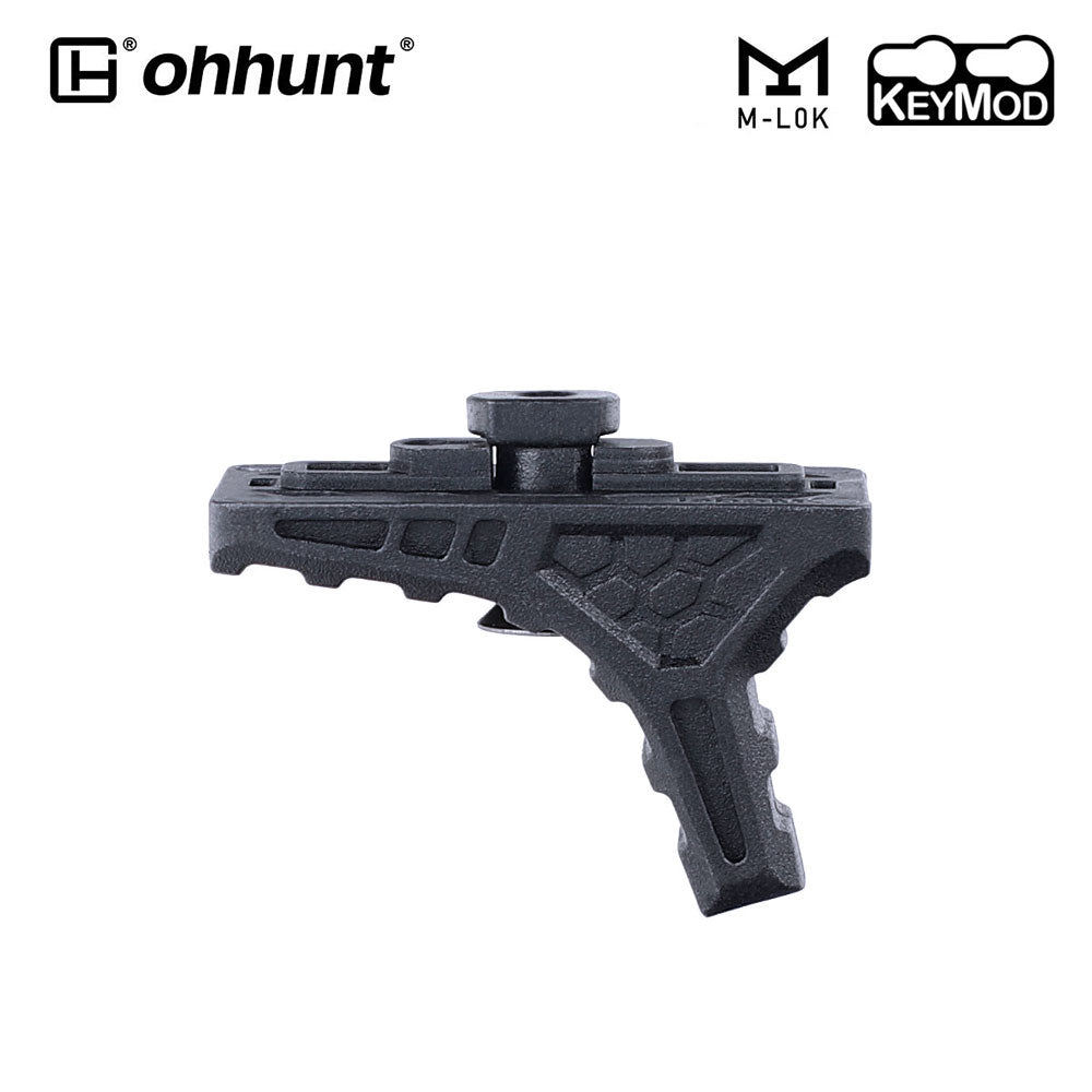 Polymer Mini Handstop for M-Lok & Keymod Python Pattern - 1.58“ – ohhunt
