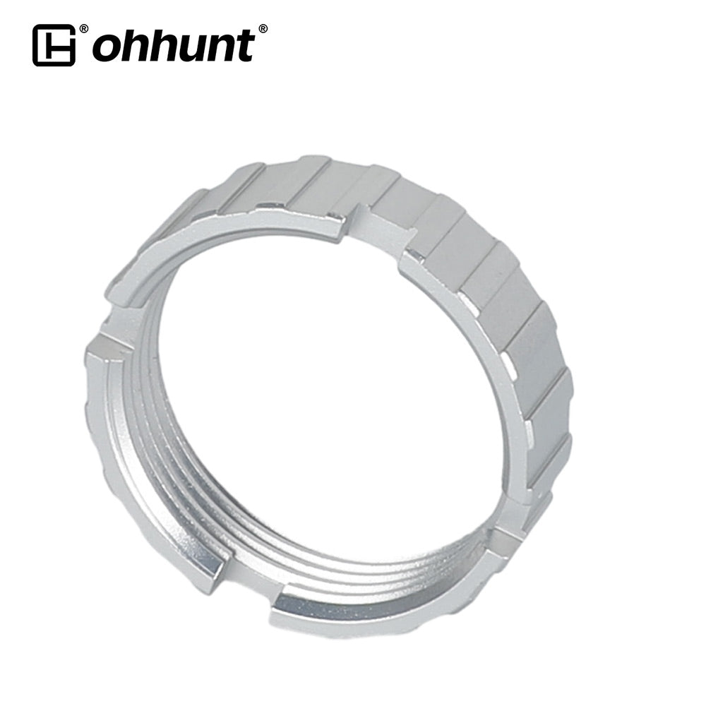 ohhunt® Silver Ultralight QD End Plate & Castle Nut Set for AR-15 AR-308