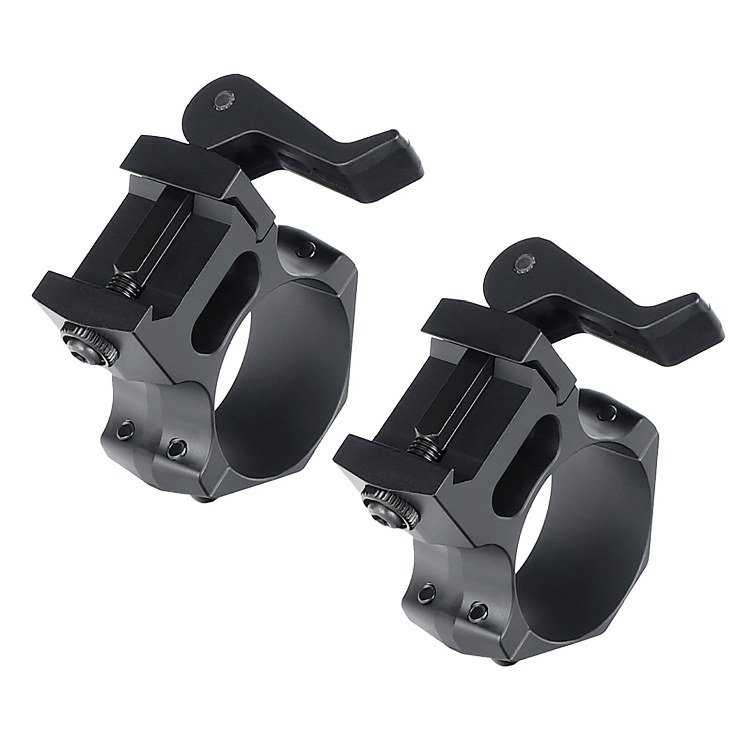 ohhunt® Pro Quick Release 30mm Scope Rings Mount Picatinny Rail 7075-T
