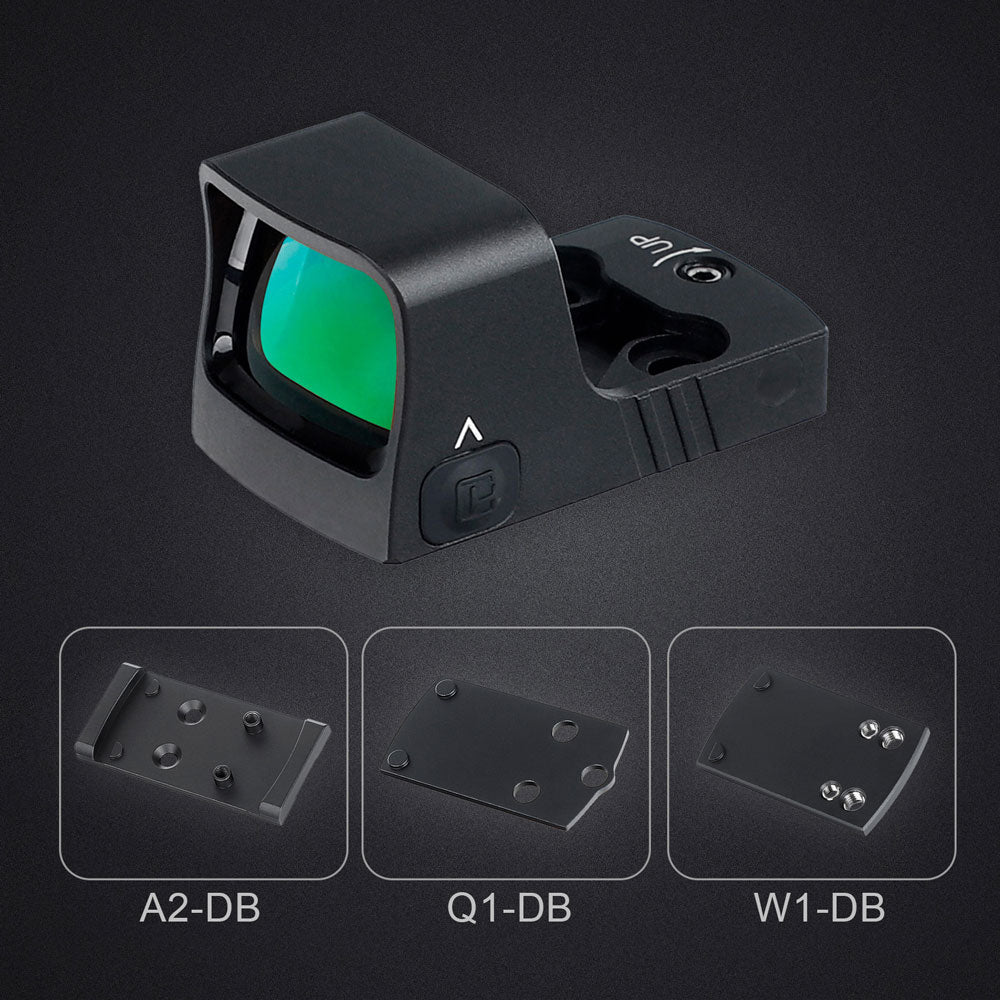 ohhunt® RD U1G 3 MOA Shake Awake RMSc Green Dot Sight, 10 Brightness Levels Come with Picatinny Mount