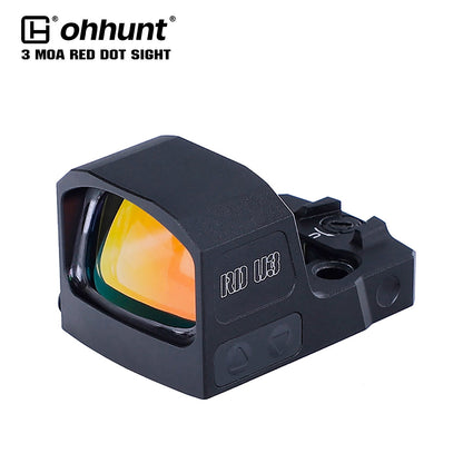 ohhunt® RD U3 Large Window 3 MOA Shake Awake Red Dot Sight