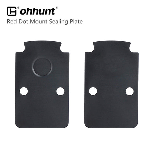 ohhunt® Red Dot Mount Anti Flicker Sealing Plate Kit Compatible with RMR SRO Glock MOS