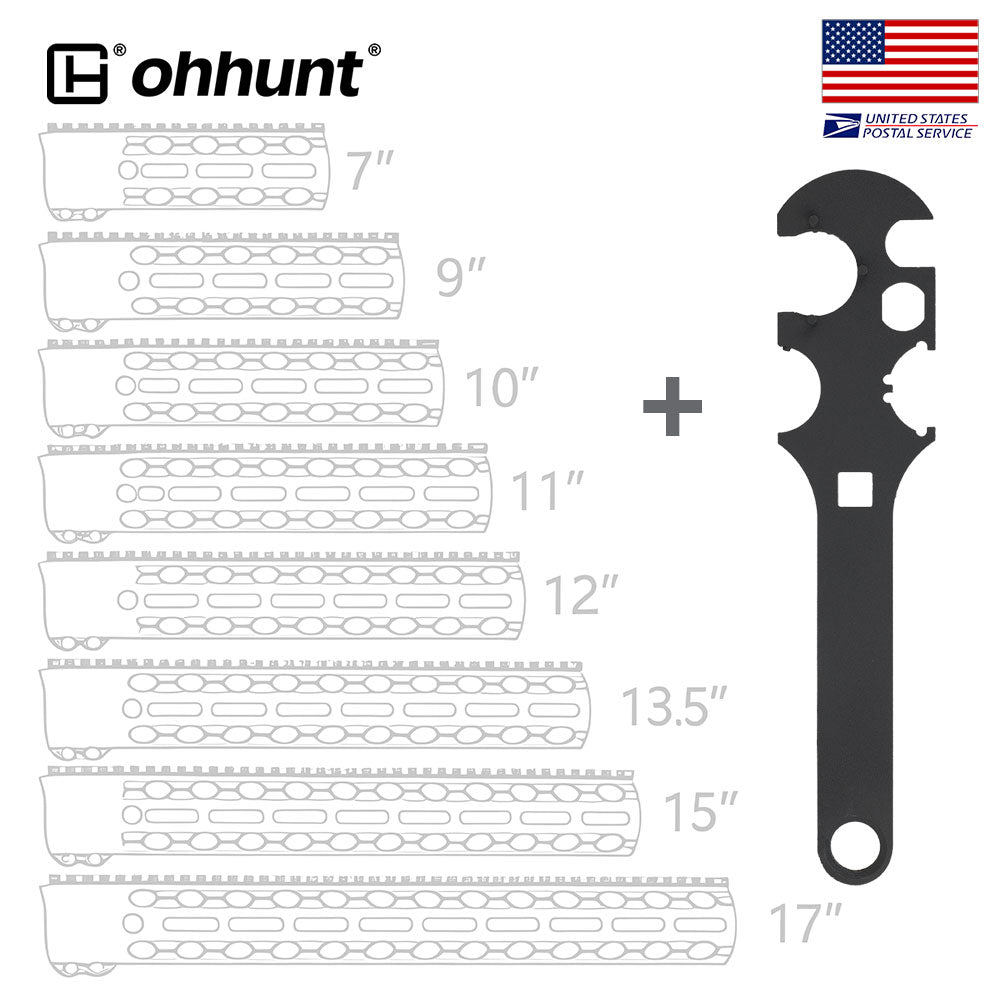 AR15 Handguard with Barrel Nut Wrench