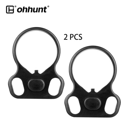ohhunt 2 PCS Pack AR-15/M16 Ambidextre Sling Adapter End Plate
