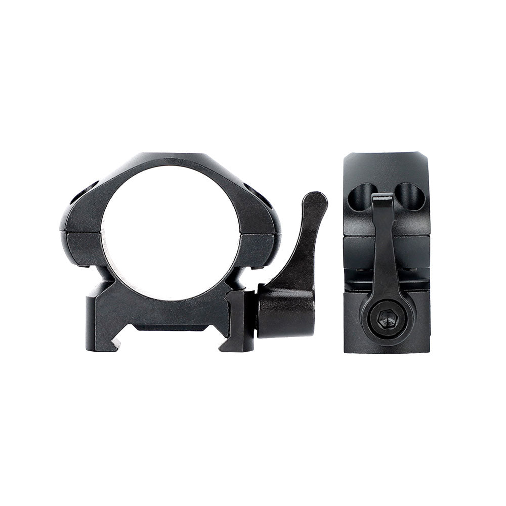 ohhunt® Steel Quick Release 1 inch Picatinny Scope Rings Mount Low P