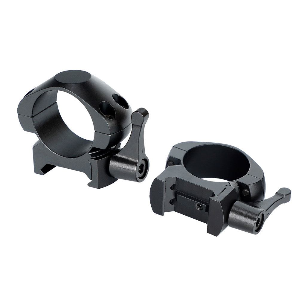 ohhunt 2個 タクティカル スチールリング 1インチ 30mm ピカティニー