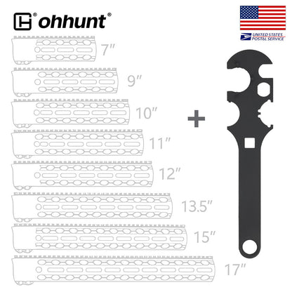 AR15 Suppressor Ready Handguard with Barrel Nut Wrench