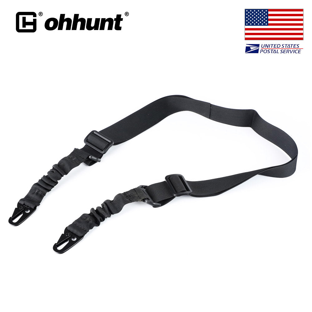 ohhunt® Nylon Multi-function Two Points AR-15 Gun Sling with Length Adjuster Metal Hook