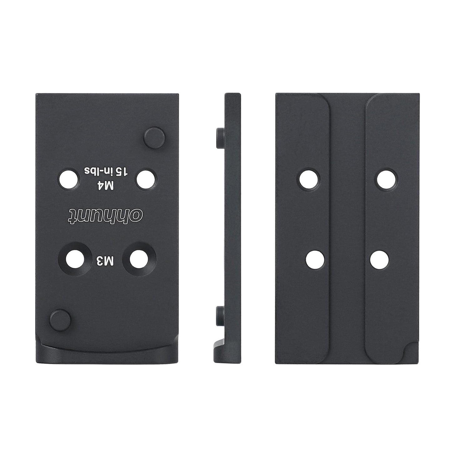 ohhunt® Red Dot Adapter Plate Compatible with Leupold DeltaPoint Pro/EOTech EFLX, Fit for Glock 17/19 MOS