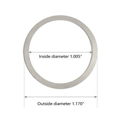Barrel Nut Shims Size