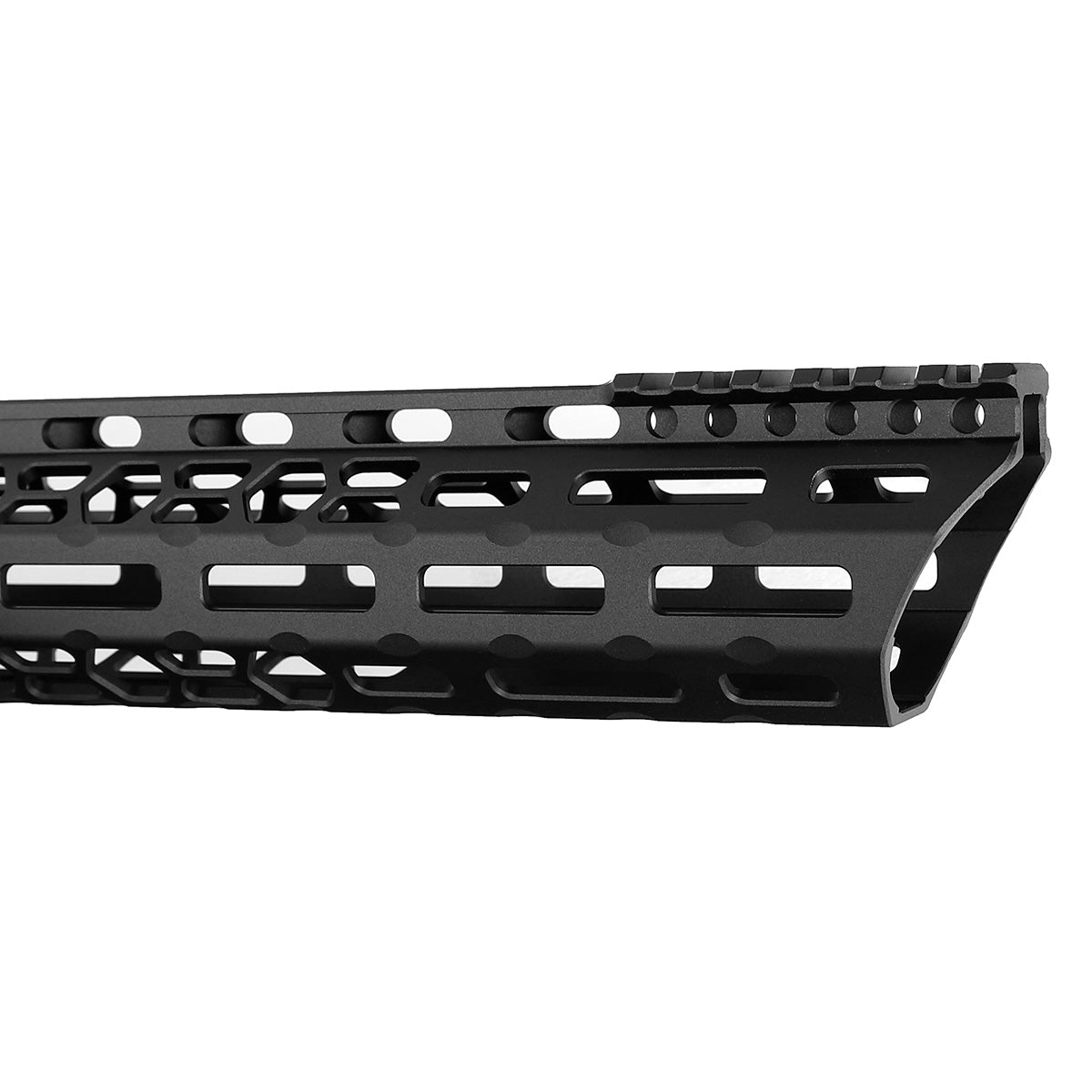 ohhunt® High Profile AR-10 LR308 M-lok Free-Float Handguard with Angle Cut Front - 17 inch