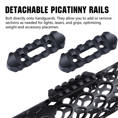 ohhunt® Detachable Picatinny Rails for Large ID 1.8" Round Handguard