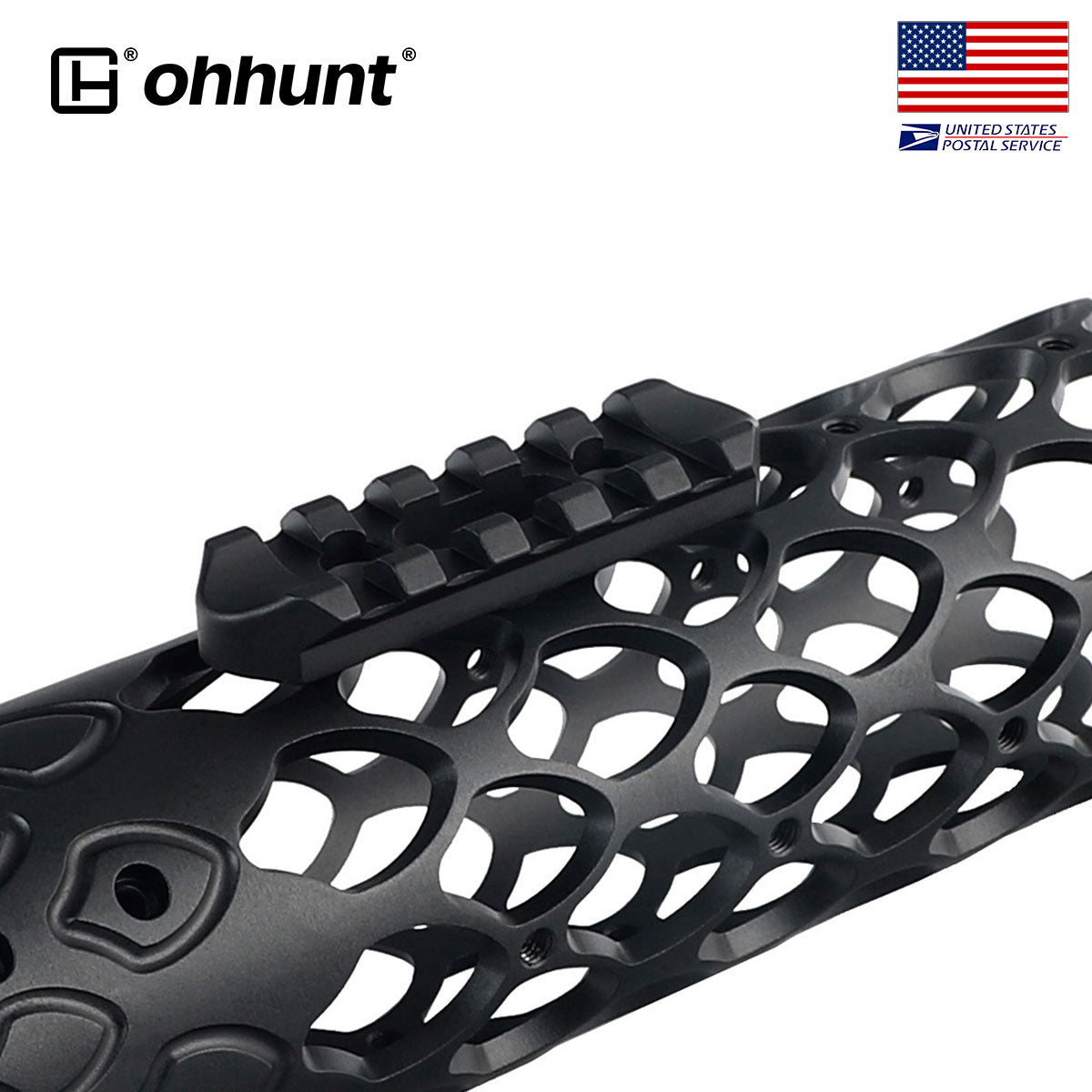 ohhunt® Detachable Picatinny Rails for Large ID 1.8" Round Handguard