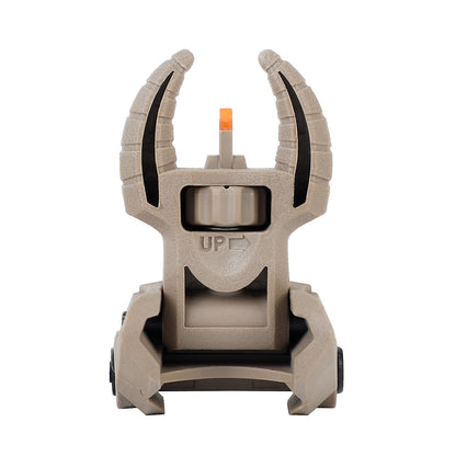 ohhunt® Fiber Optic Flip Up Sights Polymer - Beast Horn, FDE