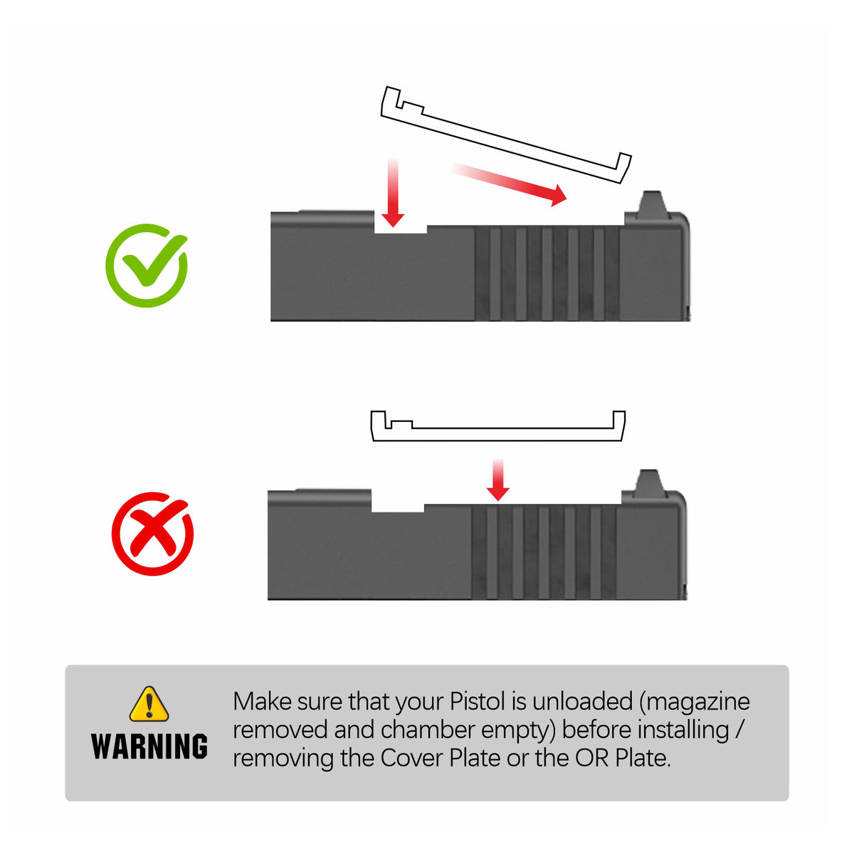 Glock Gen 6 ORS Adapter Plate - RMSc Footprint