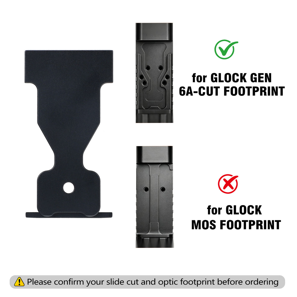 Glock Gen 6 ORS Adapter Plate - RMR Footprint