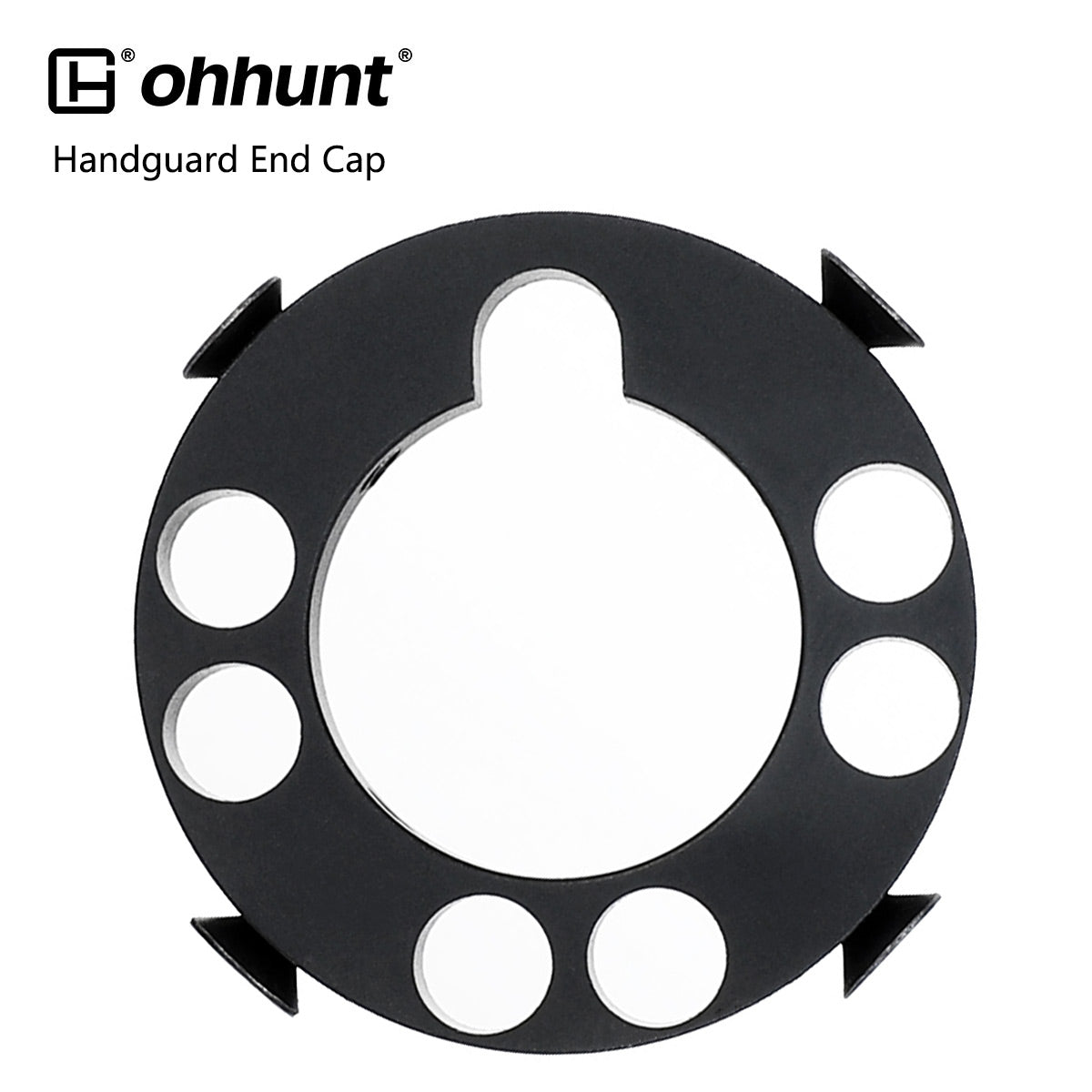 Handguard Cap ohhunt® AR-15 Free Float Handguard End Cap 1 inch Inner Diameter