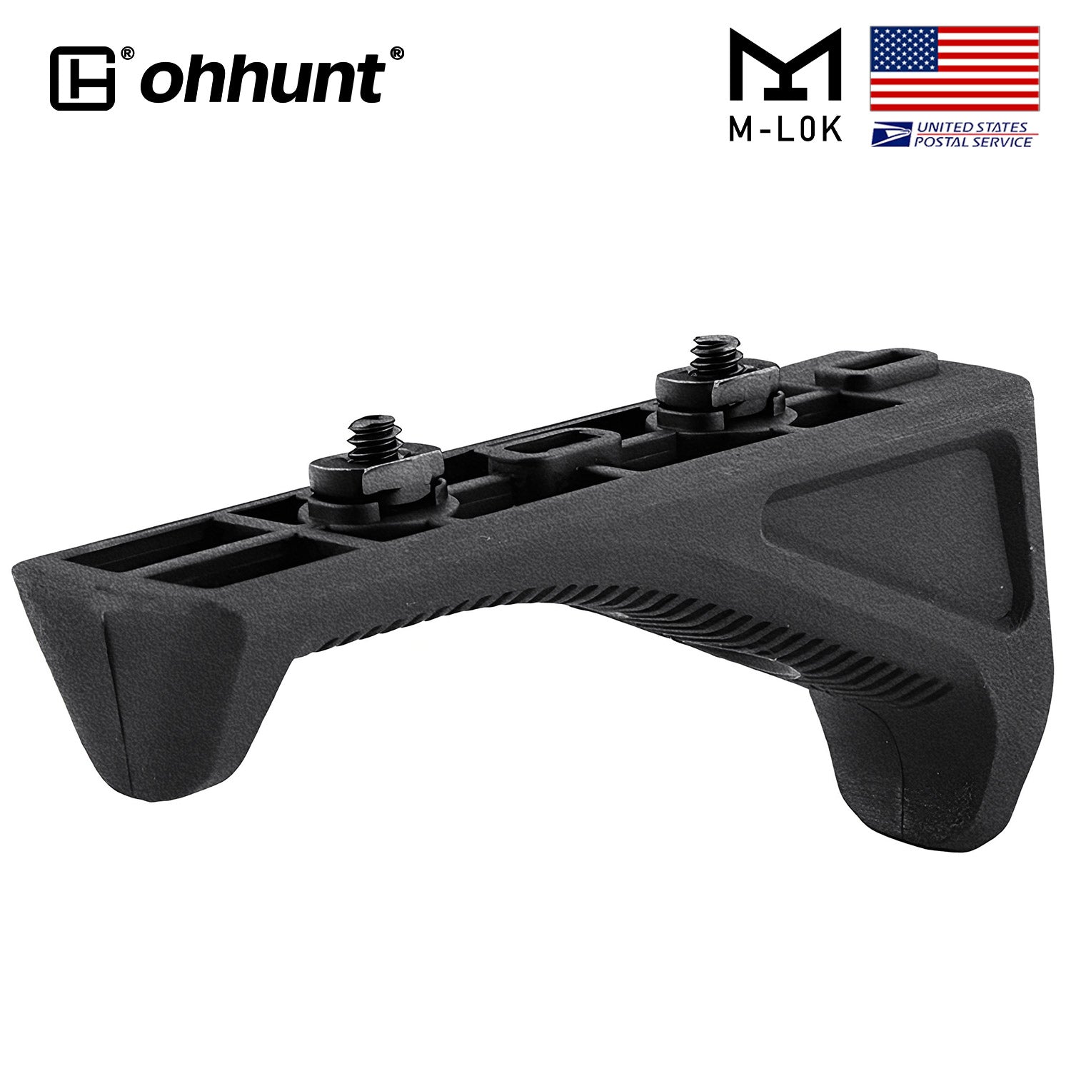 Angled Handstop M-Lok Angled Fore Grip Polymer Hand Stop - 3.94 inch – ohhunt