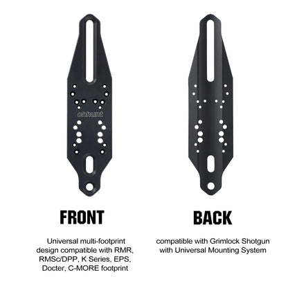 Multi-Footprint Red Dot Mount Adapter Plate for Shotgun