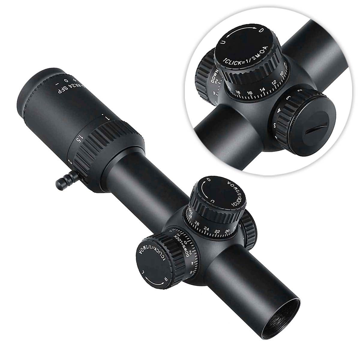 ohhunt® WR 1-4X24 SFP Compact Rifle Scope 1-4x LPVO Optics