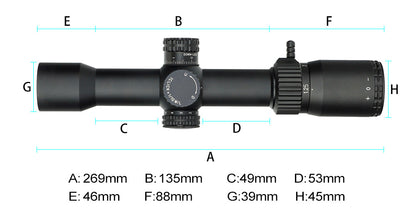 ohhunt LR 1.25-12x32 Rifle Scopes Budget LPVO Optics