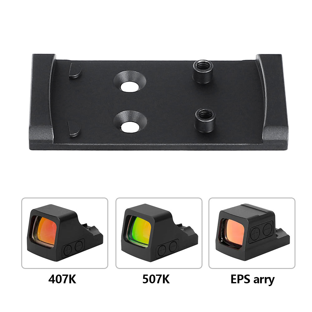 ohhunt® Red Dot Mount Adapter Plate Compatible with Holosun 407K 507K EPS Carry Romeo Zero