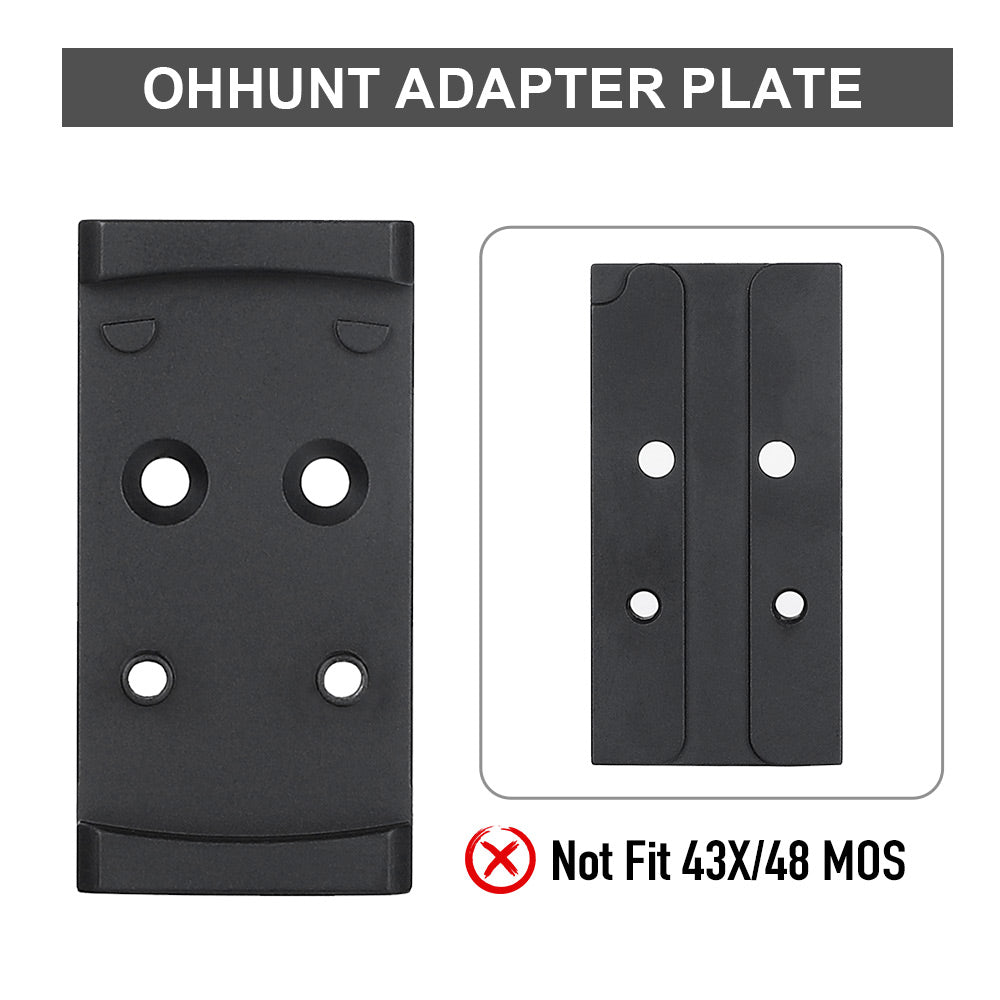 Ohhunt Multi-reticle Shake Awake Solar Panel RMR Footprint Ohhunt RD ...