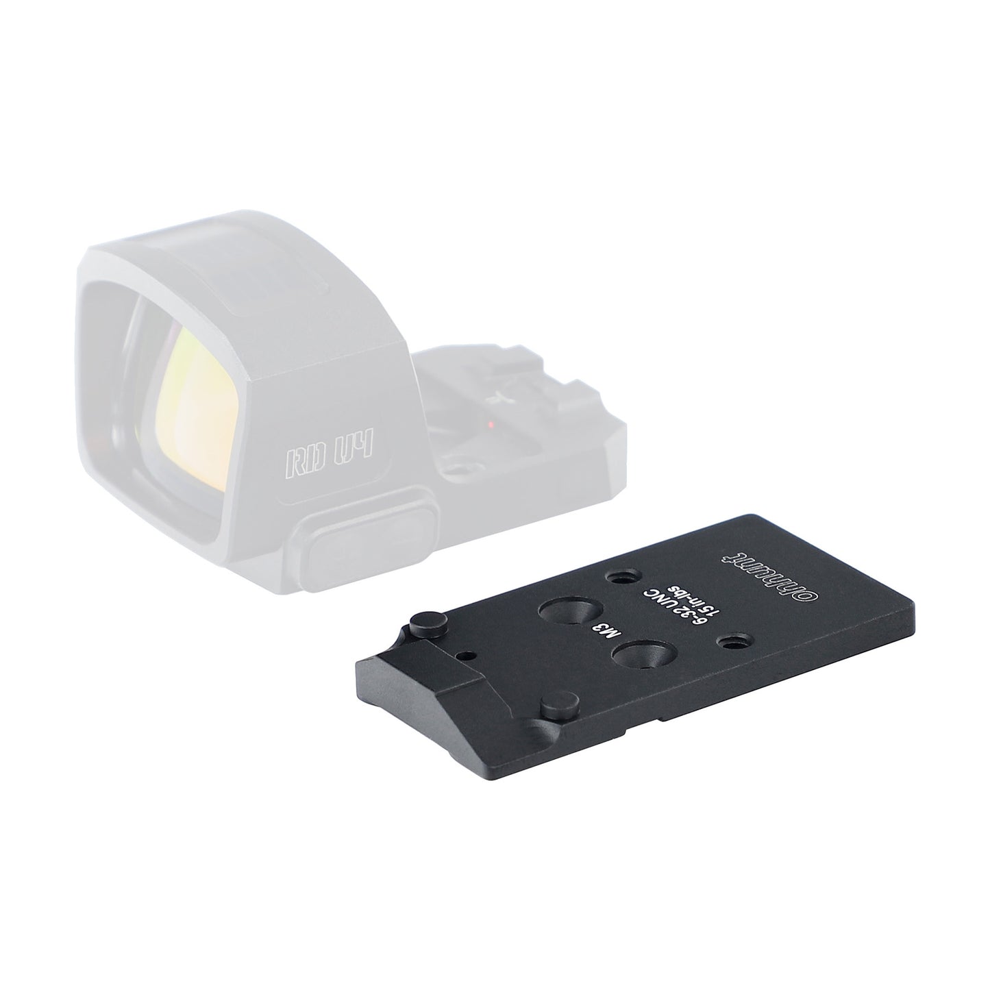 ohhunt® Optic Adapter Plate Compatible with Holosun 407C/507C/508T/RMR/SRO, Fit for CZ Shadow 2 Optic Ready