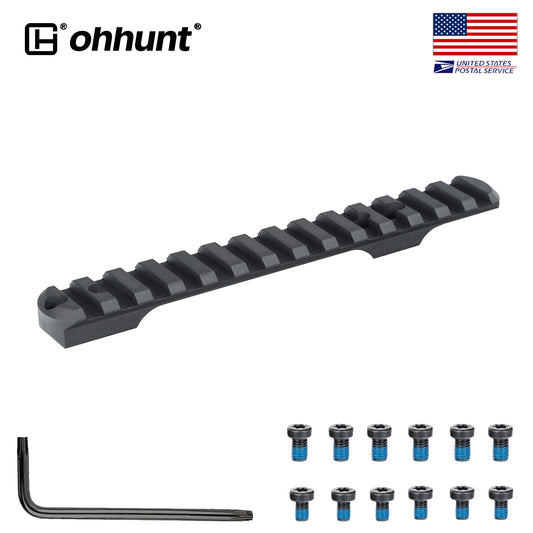 ohhunt® Steel Picatinny Rail Scope Mount for Savage 93, 93R17, Mark II with #6-48/#8-40 Screws