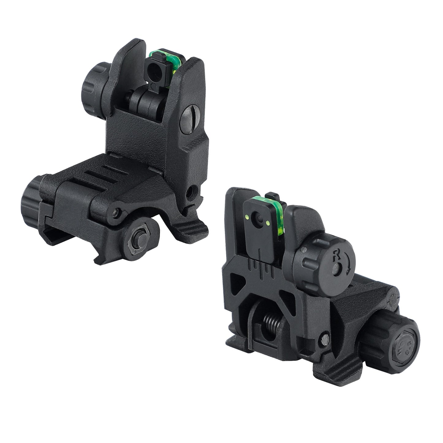 Polymer Fiber Optic Flip Up Sights