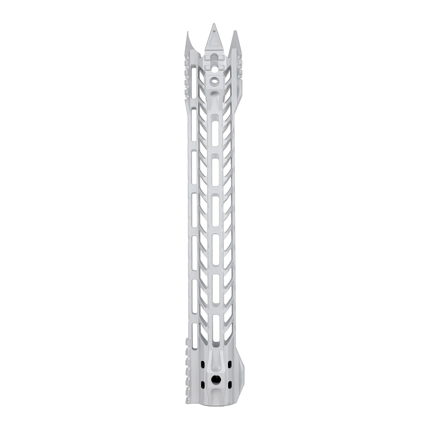 Raw Aluminum AR15 Javelin Handguard with Steel Barrel Nut 7" 10" 12" 15"