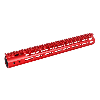 ohhunt® AR-15 M-lok Free Float Handguard 7" 9" 12" 13.5" 15" - Red