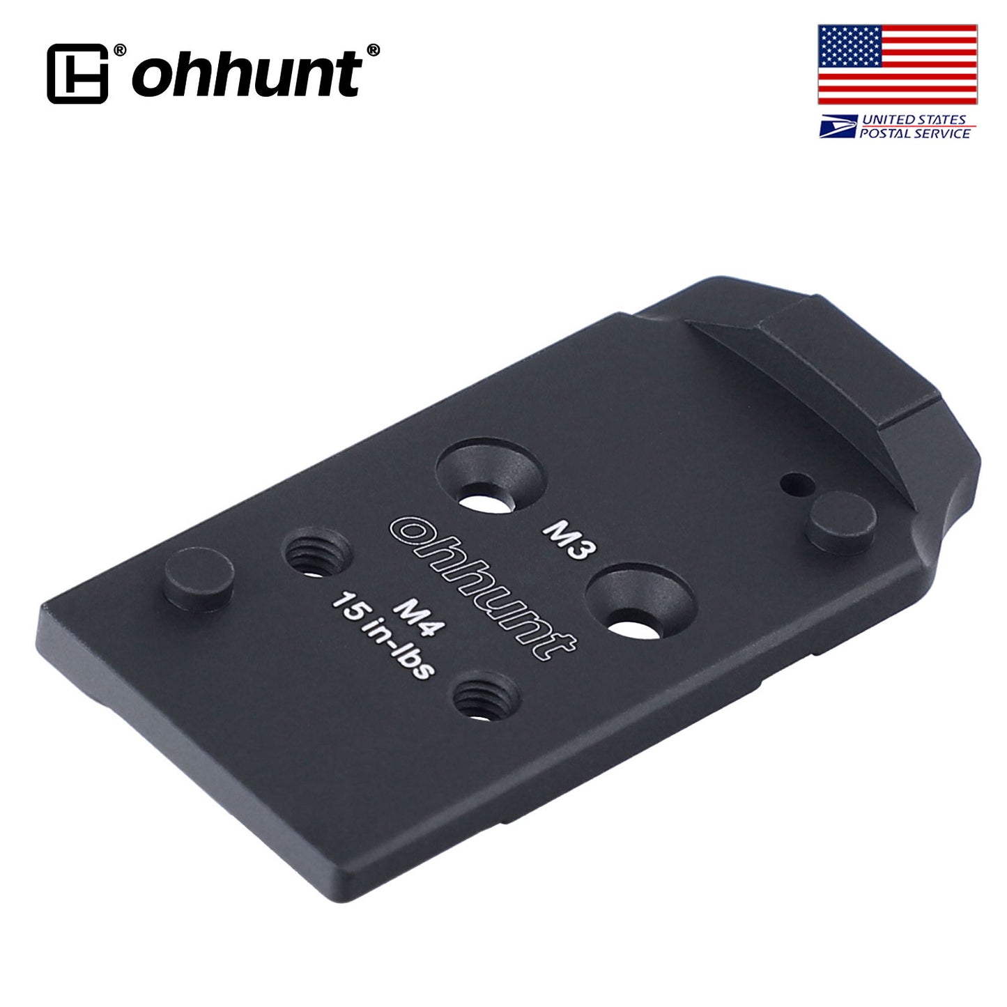 ohhunt® Red Dot Adapter Plate Compatible with DPP for CZ Shadow 2 Optic Ready