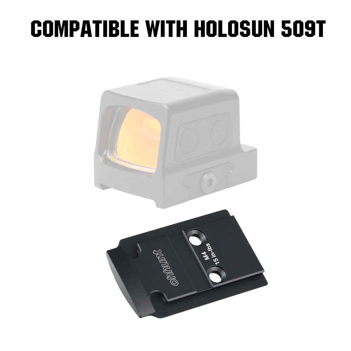 Red Dot Adapter Plate for SIG P320 with Romeo 1 Pro Optic Ready Cut P211 GTO