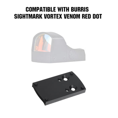 ohhunt® Red Dot Plate Compatible with Burris Sightmark Vortex Venom Red Dot Sight for Glock